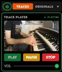 Songdeck New Backing Track Player Floating Widget